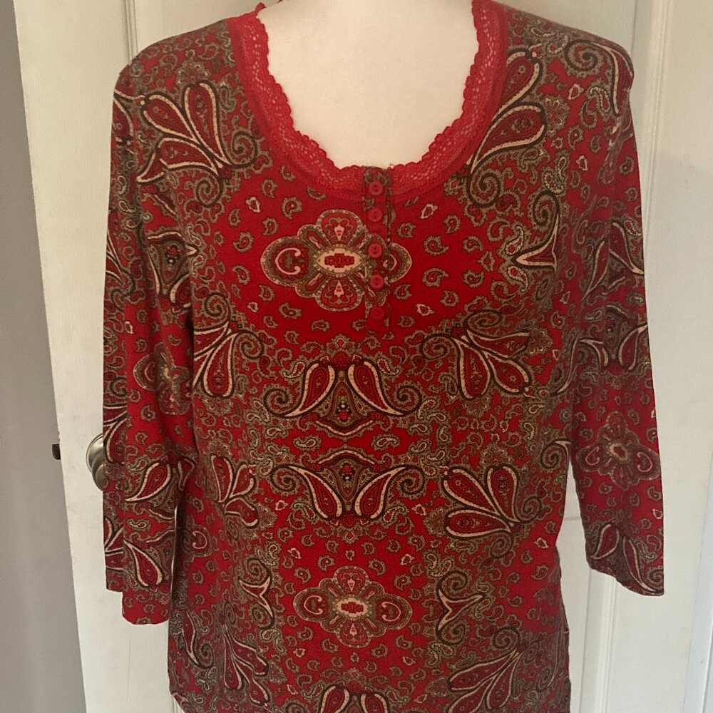 Jones New York "Signature" Top - Size L
